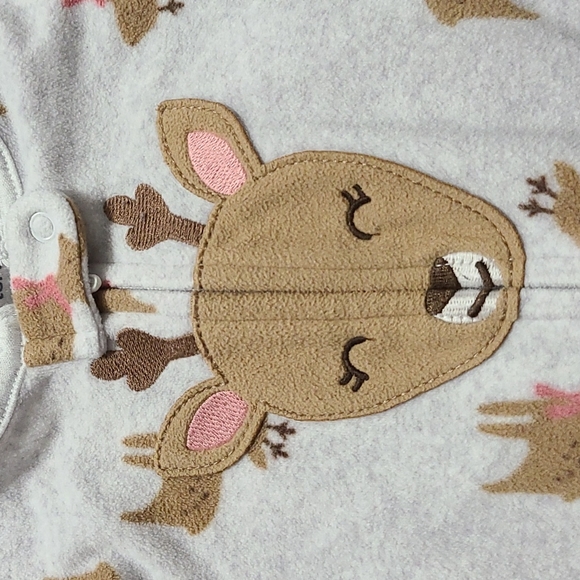 Fleece Christmas Footie - Picture 3 of 3